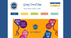Desktop Screenshot of givingcircleofhope.org